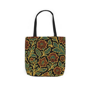 Premium Canvas Tote Bag - 5-color Straps Bohemian Print - Dipaliz - Shopping Totes