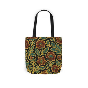 Bohemian Floral Canvas Tote Bag - 5-color Straps - Dipaliz - Shopping Totes