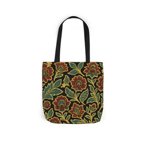 Bohemian Floral Canvas Tote Bag - 5-color Straps - Dipaliz - Shopping Totes