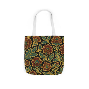 Bohemian Floral Canvas Tote Bag - 5-color Straps - Dipaliz - Shopping Totes