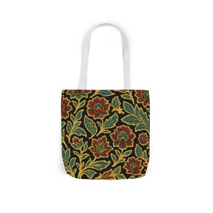 Bohemian Floral Canvas Tote Bag - 5-color Straps - Dipaliz - Shopping Totes