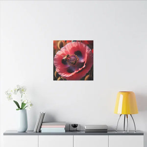 Stunning Floral Canvas Wall Art - Colorful Poppy Artwork - Dipaliz - 20″ x / 0.75’’ - Prints
