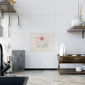 Floral Ceramic Photo Tile for Elegant Home Decor - Dipaliz - Wall Tiles