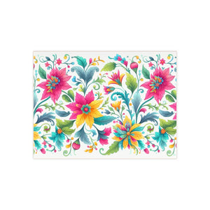Floral Ceramic Wall Art – Vibrant Handcrafted Decor - Dipaliz - Tiles