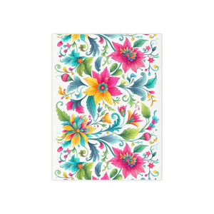 Vibrant Handcrafted Decor Floral Ceramic Wall Art - Dipaliz - Tiles