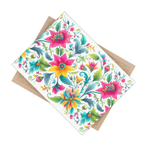 Vibrant Handcrafted Decor Floral Ceramic Wall Art - Dipaliz - Tiles