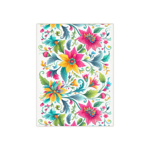 Vibrant Handcrafted Decor Floral Ceramic Wall Art - Dipaliz - Tiles