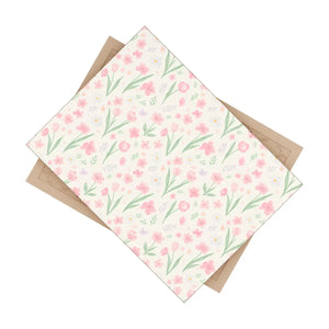 Pastel Floral Ceramic Photo Tile Pink Wall Art - Dipaliz - Tiles