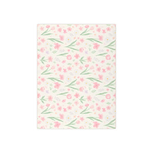 Pastel Floral Ceramic Photo Tile Pink Wall Art - Dipaliz - Tiles