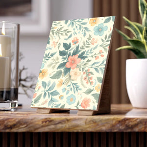 Floral Ceramic Photo Tile – 6x6 Wall Decor - Dipaliz - Tiles