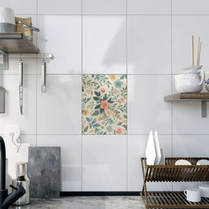 Floral Ceramic Photo Tile – 6x6 Wall Decor - Dipaliz - Tiles