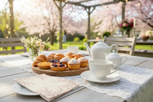 Cherry Blossom Cocktail Napkins - Spring Party Decor - Dipaliz - Home