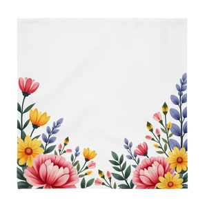 Floral Cloth Napkin Set - Vibrant Elegant Table Linens - Dipaliz - Napkins