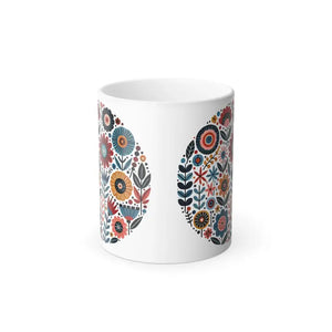 Magic Floral Color Morphing Mug - Heat Activated - Dipaliz - 11oz - Mugs