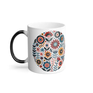 Magic Floral Color Morphing Mug - Heat Activated - Dipaliz - 11oz - Mugs