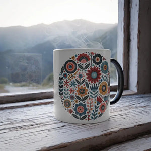 Magic Floral Color Morphing Mug - Heat Activated - Dipaliz - 11oz - Mugs
