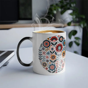 Magic Floral Color Morphing Mug - Heat Activated - Dipaliz - 11oz - Mugs