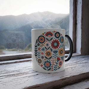 Magic Floral Color Morphing Mug - Ceramic Gift - Dipaliz - Mugs