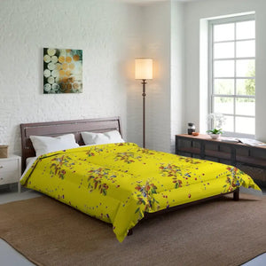 Floral Print Comforter - Bold Vibrant Bedroom Style - Dipaliz - 88’’ × - Quilts & Comforters
