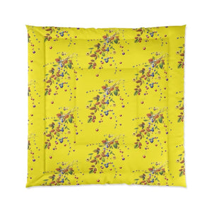 Floral Print Comforter - Bold Vibrant Bedroom Style - Dipaliz - Quilts & Comforters