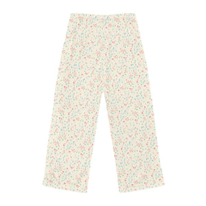Floral Confetti Pajama Pants - Cozy Cream Lounge - Dipaliz - Pajamas