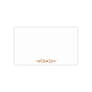 Paper Products - Floral Corner Sticky Notes - Peach Blush Calming Pads - Dipaliz 10’’ x 6’’ / White