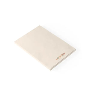 Paper Products - Floral Corner Sticky Notes - Peach Blush Calming Pads - Dipaliz