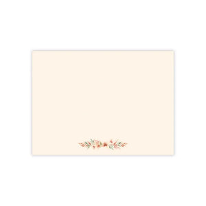 Paper Products - Floral Corner Sticky Notes - Peach Blush Calming Pads - Dipaliz