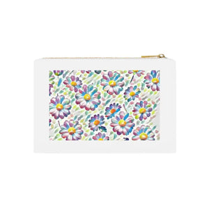Floral Cosmetic Bag - Chic Travel Organizer - Dipaliz - White / one Size - & Toiletry Bags
