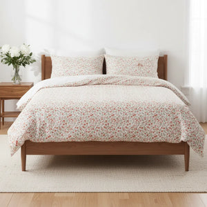 Floral Cotton Bed Set – Pastel Ditsy Print - Dipaliz - Bedding Sets