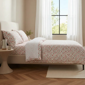 Floral Cotton Bed Set – Pastel Ditsy Print - Dipaliz - Bedding Sets