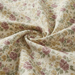 Floral Cotton Bed Set – Vintage Rose Pattern - Dipaliz - Bedding Sets
