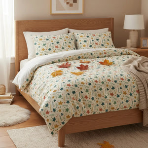 Floral Cotton Bed Set – Vintage Wildflower - Dipaliz - Bedding Sets