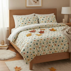 Floral Cotton Bed Set – Vintage Wildflower - Dipaliz - Bedding Sets