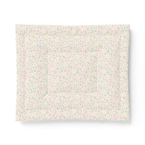 Floral Cotton Comforter – Green Vintage Blossom - Dipaliz - Quilts & Comforters