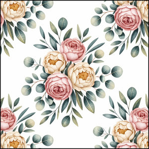 Floral Cotton Fabric – Combed Pima - Dipaliz