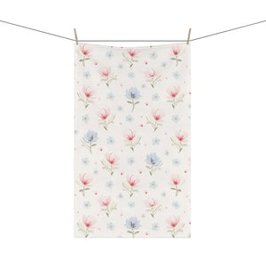 Vibrant Floral Cotton Tea Towels - Charming Kitchen Decor - Dipaliz
