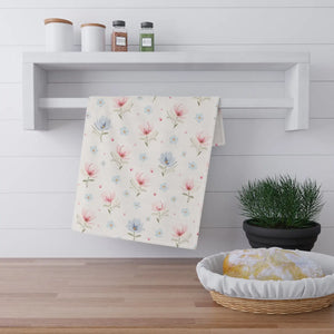Vibrant Floral Cotton Tea Towels - Bold Kitchen Decor - Dipaliz
