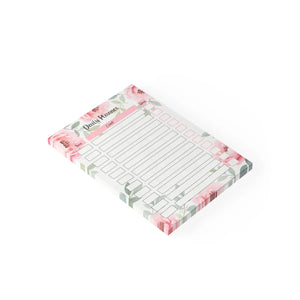 Vibrant Floral Daily Planner Note Pads - Desk Organizer - Dipaliz - Sticky Notes