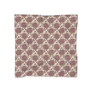 Floral Damask Polyester Scarf, Vintage Rose Pattern - Scarves & Shawls