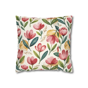 Floral Decorative Pillowcase - Spun Polyester Cozy Accent - Dipaliz - 14’’ × - Pillowcases & Shams