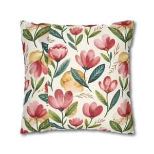 Floral Decorative Pillowcase - Spun Polyester Cozy Accent - Dipaliz - Pillowcases & Shams