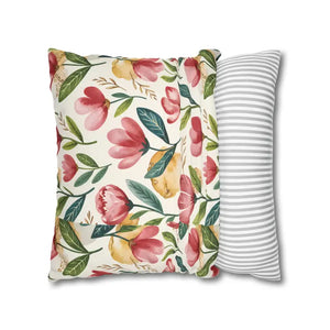 Floral Decorative Pillowcase - Spun Polyester Cozy Accent - Dipaliz - Pillowcases & Shams