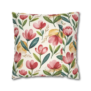 Floral Decorative Pillowcase - Spun Polyester Cozy Accent - Dipaliz - Pillowcases & Shams