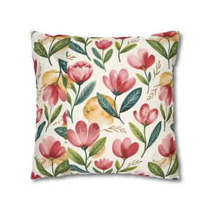 Floral Decorative Pillowcase - Spun Polyester Cozy Accent - Dipaliz - Pillowcases & Shams
