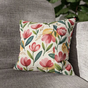Floral Decorative Pillowcase - Spun Polyester Cozy Accent - Dipaliz - Pillowcases & Shams
