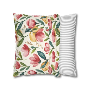 Floral Decorative Pillowcase - Spun Polyester Cozy Accent - Dipaliz - Pillowcases & Shams