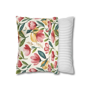 Floral Decorative Pillowcase - Spun Polyester Cozy Accent - Dipaliz - Pillowcases & Shams