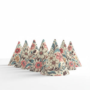 Floral Design Napkins – Polyester 4-set - Dipaliz - Cloth