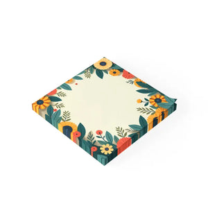 Fresh Floral Design Sticky Notes - Trendy Fashion Workspace - Dipaliz